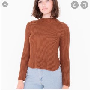 American Apparel Aslan Sweater in Rust